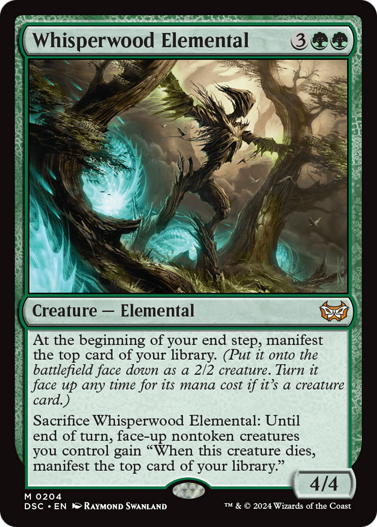 Image of Whisperwood Elemental (DSC-204) - Duskmourn: House of Horror Commander