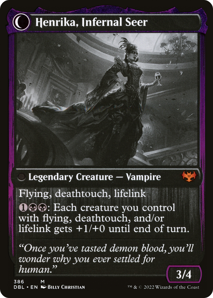 Image of Henrika Domnathi (DBL-386) - Innistrad: Double Feature: (Double Faced Transform)