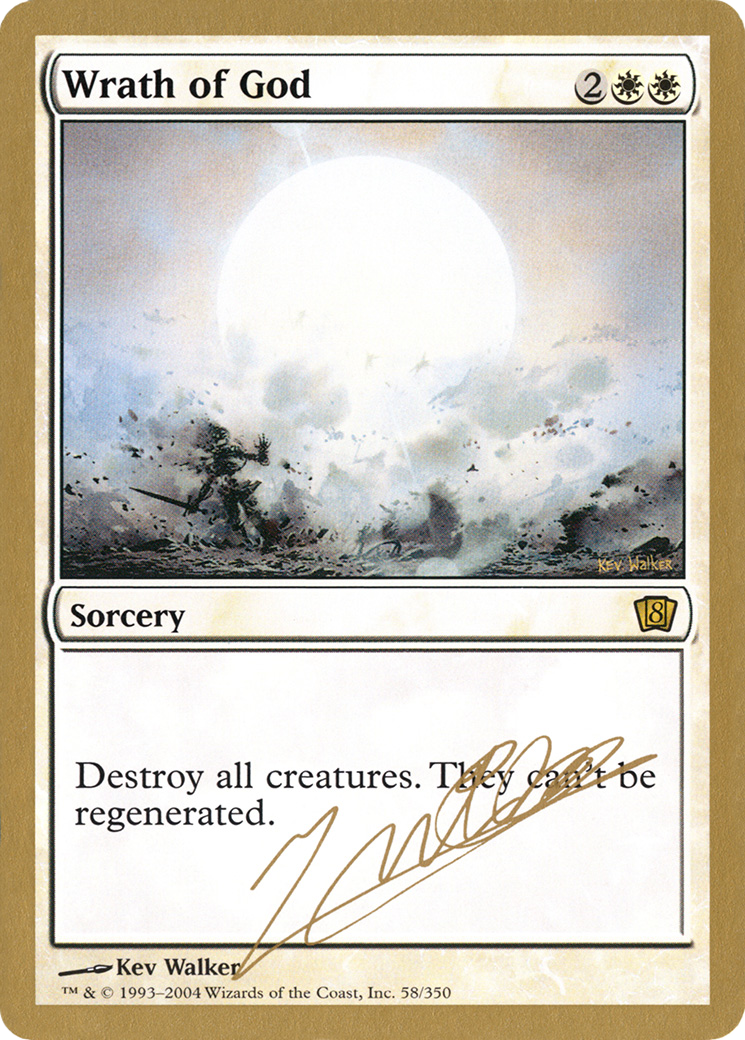 Image of Wrath of God - 2004 Julien Nuijten (8ED) (WCD-) - World Championship Decks 2004