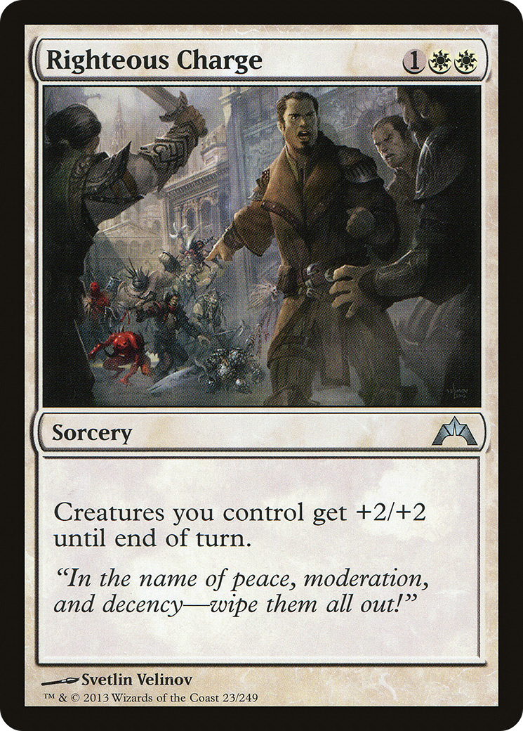 Image of Righteous Charge (GTC-023) - Gatecrash
