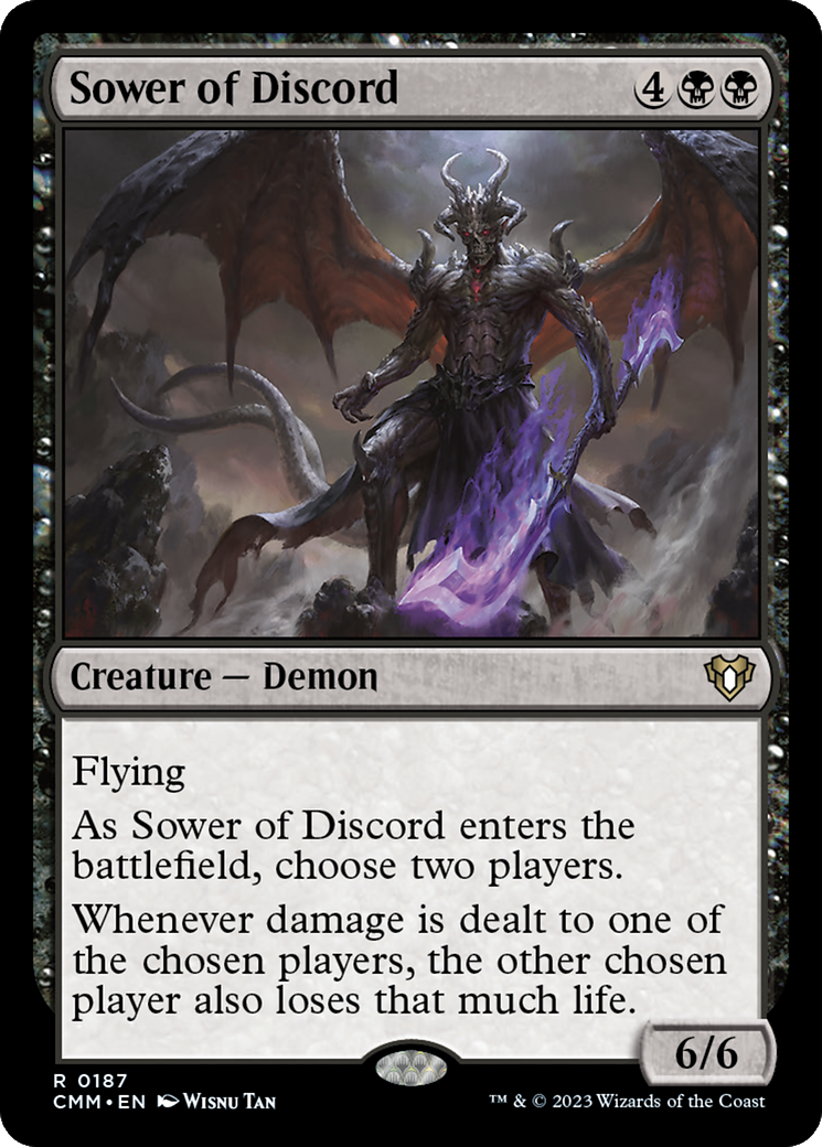Image of Sower of Discord (CMM-187) - Commander Masters Foil