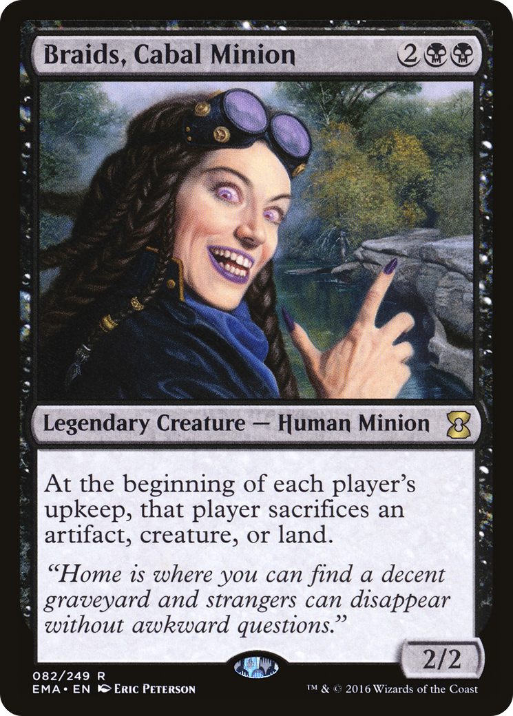 Image of Braids, Cabal Minion (EMA-082) - Eternal Masters Foil