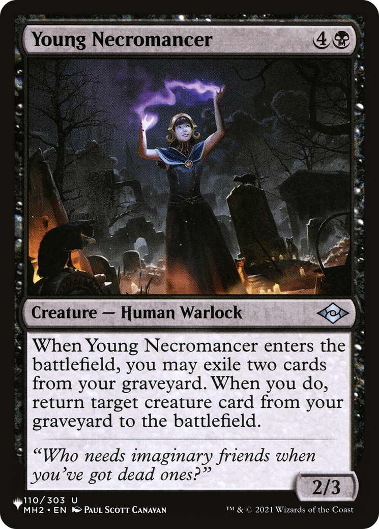 Image of Young Necromancer (LIST-MH2-110) - The List