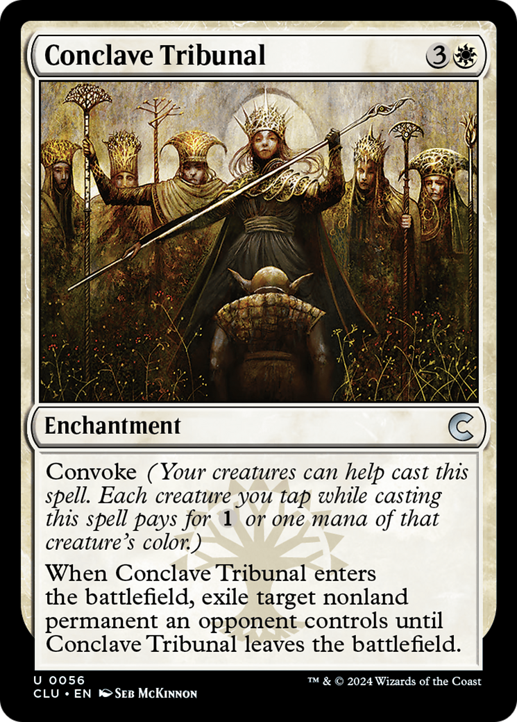 Image of Conclave Tribunal (CLU-056) - Ravnica: Clue Edition