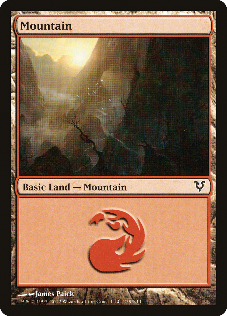 Image of Mountain (239) (AVR-239) - Avacyn Restored Foil