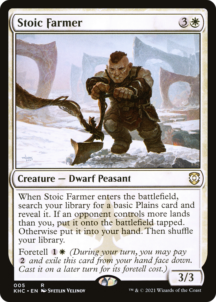 Image of Stoic Farmer (KHC-005) - Kaldheim Commander