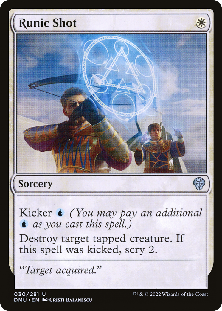 Image of Runic Shot (DMU-030) - Dominaria United