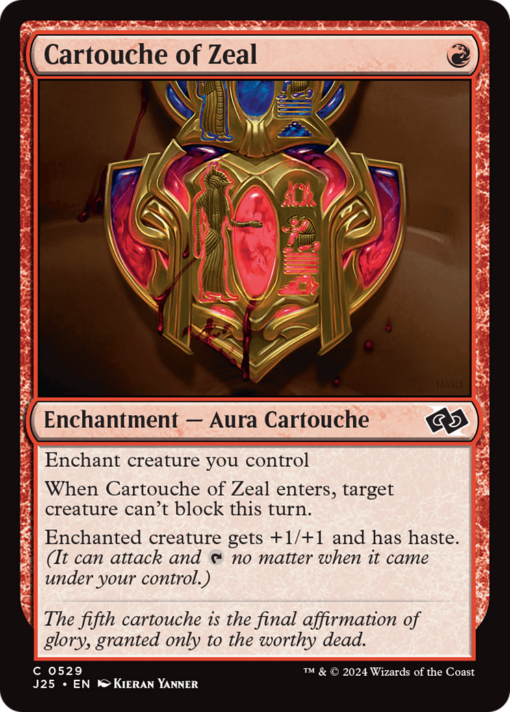 Image of Cartouche of Zeal (J25-529) - Foundations Jumpstart