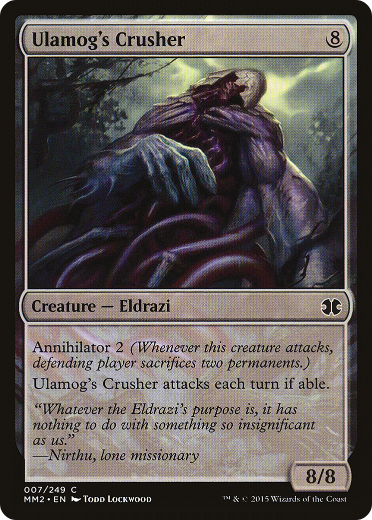 Image of Ulamog's Crusher (MM2-007) - Modern Masters 2015 Foil
