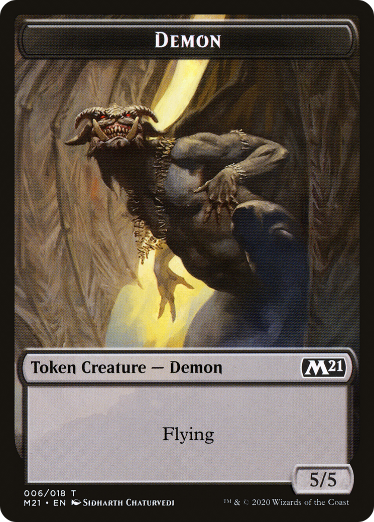 Image of Demon (TM21-006) - Core Set 2021 Tokens Foil
