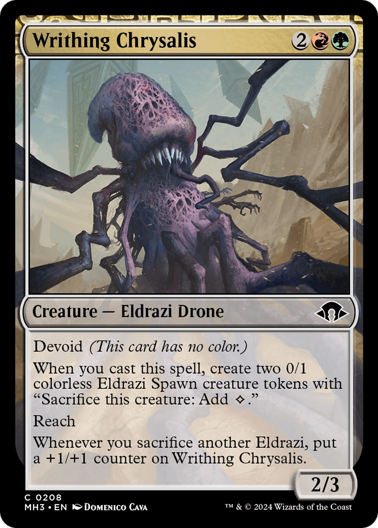 Image of Writhing Chrysalis (MH3-208) - Modern Horizons 3: (devoid)
