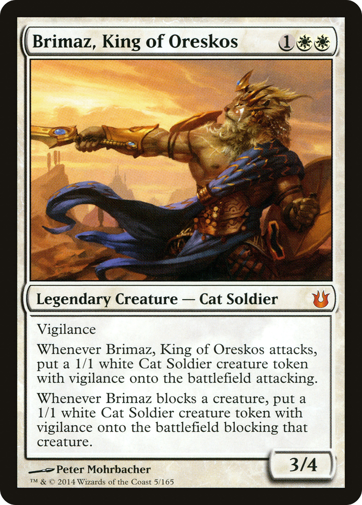 Image of Brimaz, King of Oreskos (BNG-005) - Born of the Gods