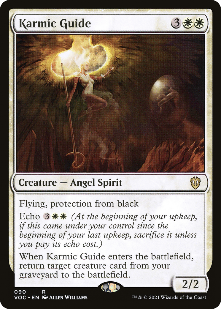 Image of Karmic Guide (VOC-090) - Crimson Vow Commander
