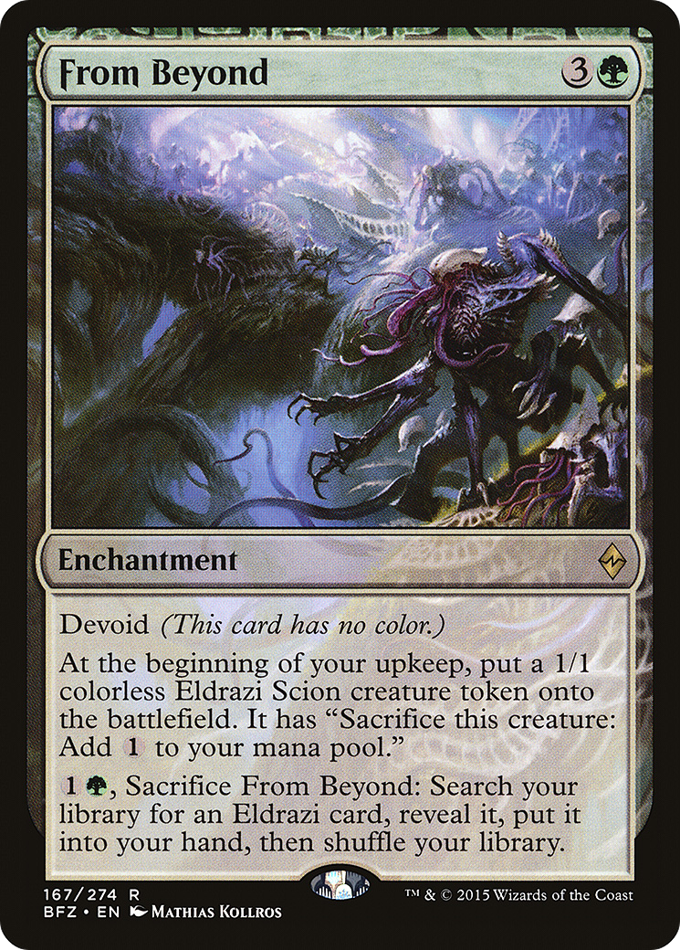 Image of From Beyond (BFZ-167) - Battle for Zendikar: (devoid)