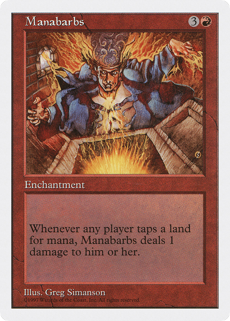 Image of Manabarbs (5ED-250) - Fifth Edition
