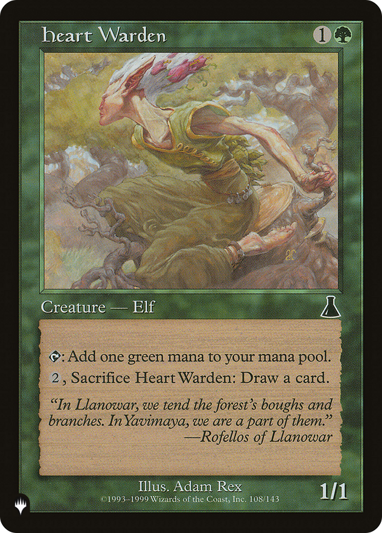 Image of Heart Warden (LIST-UDS-108) - The List