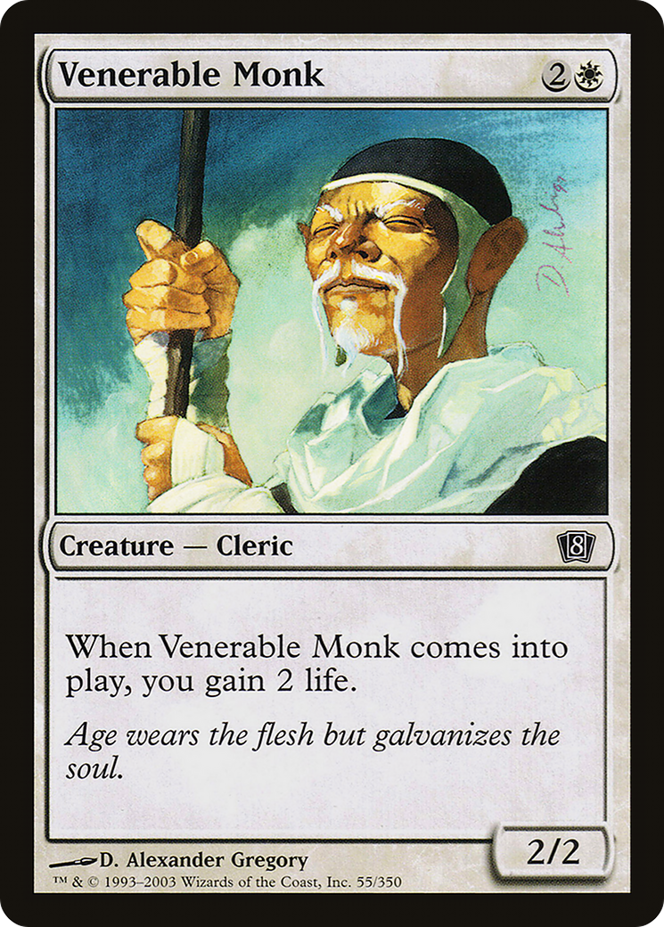 Image of Venerable Monk (8ED-55★) - 8th Edition
