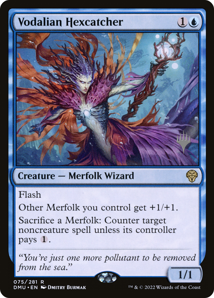 Image of Vodalian Hexcatcher (PPDMU-075) - Dominaria United Promos Foil