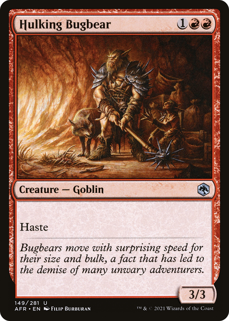 Image of Hulking Bugbear (AFR-149) - Adventures in the Forgotten Realms Foil
