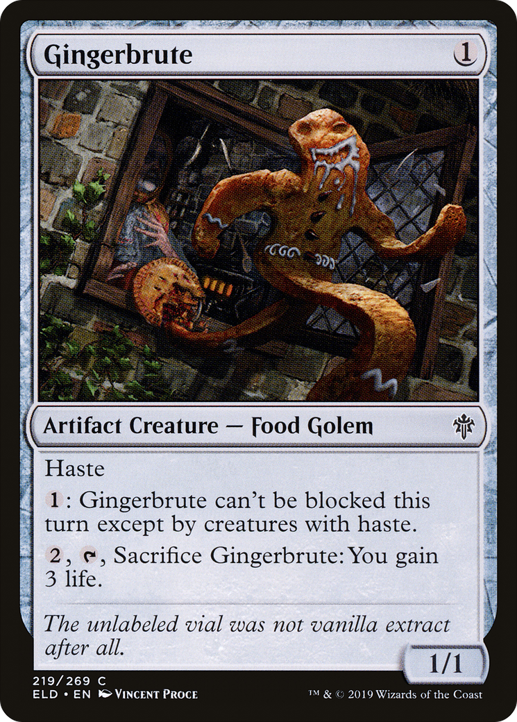 Image of Gingerbrute (ELD-219) - Throne of Eldraine Foil