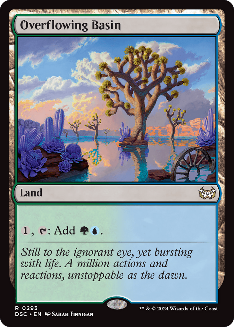 Image of Overflowing Basin (DSC-293) - Duskmourn: House of Horror Commander