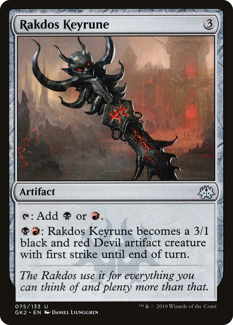 Image of Rakdos Keyrune (GK2-075) - RNA Guild Kit