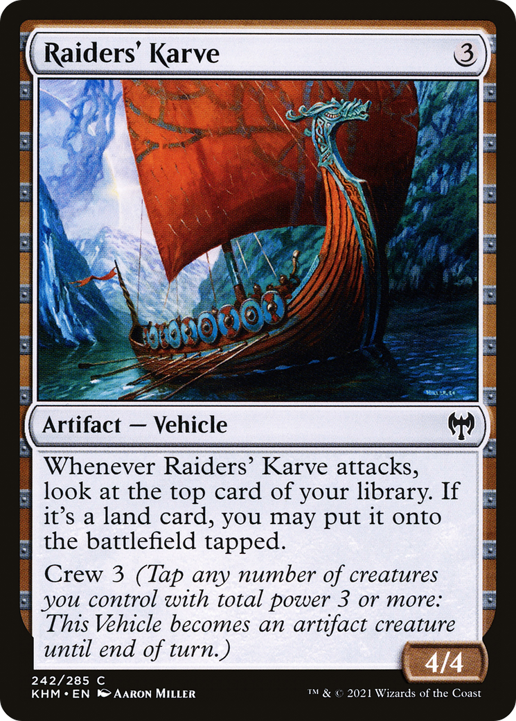 Image of Raiders' Karve (KHM-242) - Kaldheim Foil