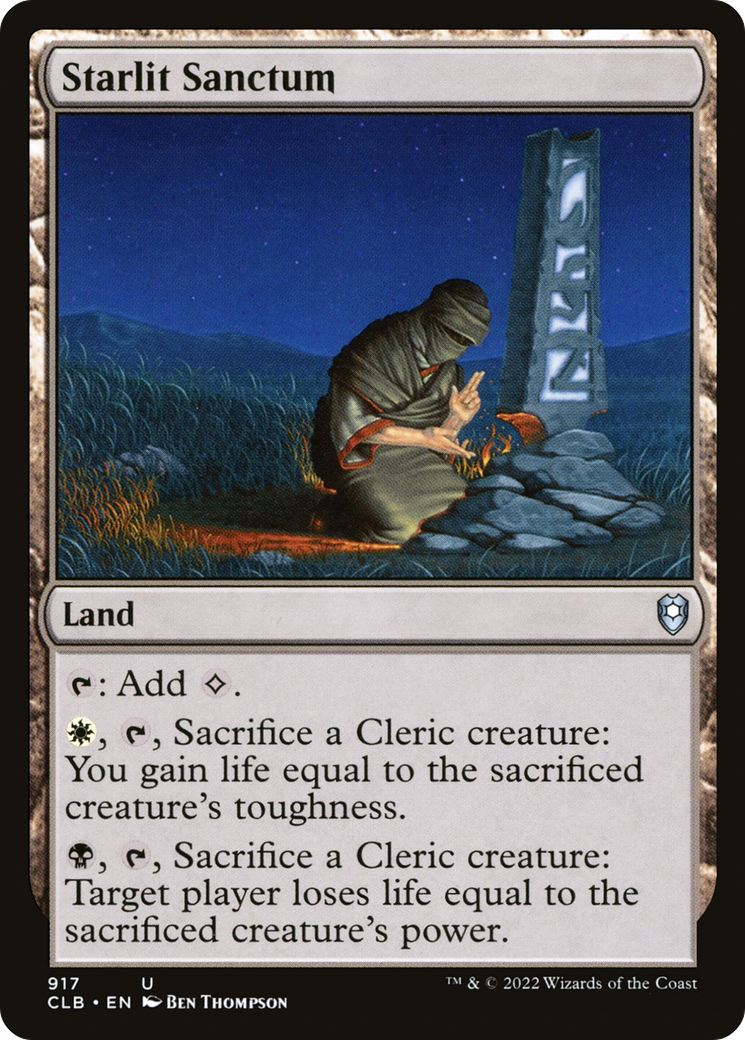 Image of Starlit Sanctum (CLB-917) - Commander Legends: Battle for Baldur's Gate