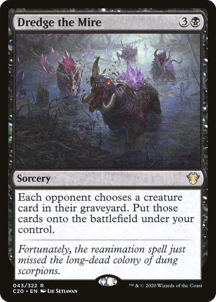 Image of Dredge the Mire (C20-043) - Commander 2020