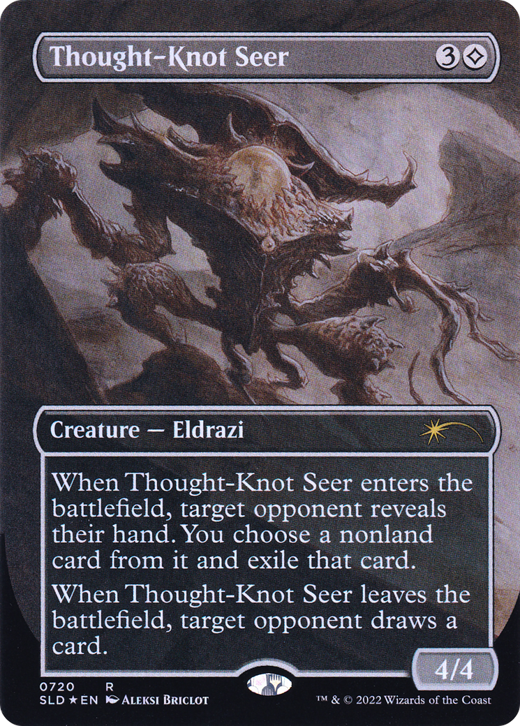 Image of Thought-Knot Seer (720) (SLD-720) - Secret Lair Drop (Borderless)