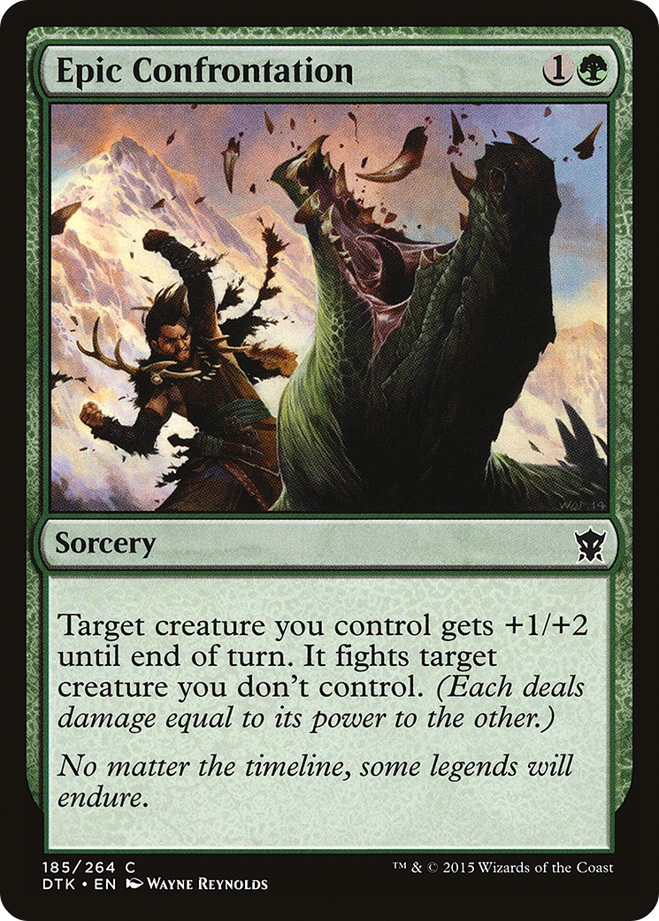 Image of Epic Confrontation (DTK-185) - Dragons of Tarkir