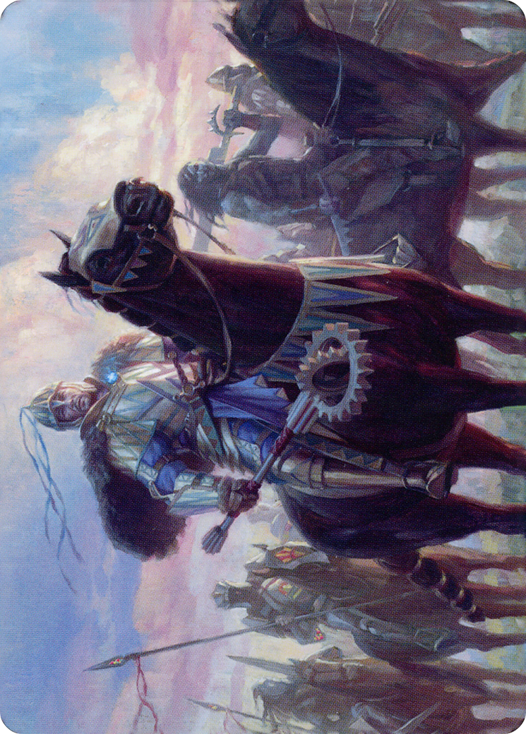 Image of Shanid, Sleepers' Scourge // Shanid, Sleepers' Scourge (ADMU-054) - Dominaria United Art Series (Borderless) Foil