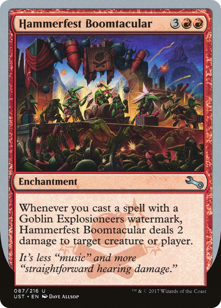 Image of Hammerfest Boomtacular (UST-087) - Unstable Foil