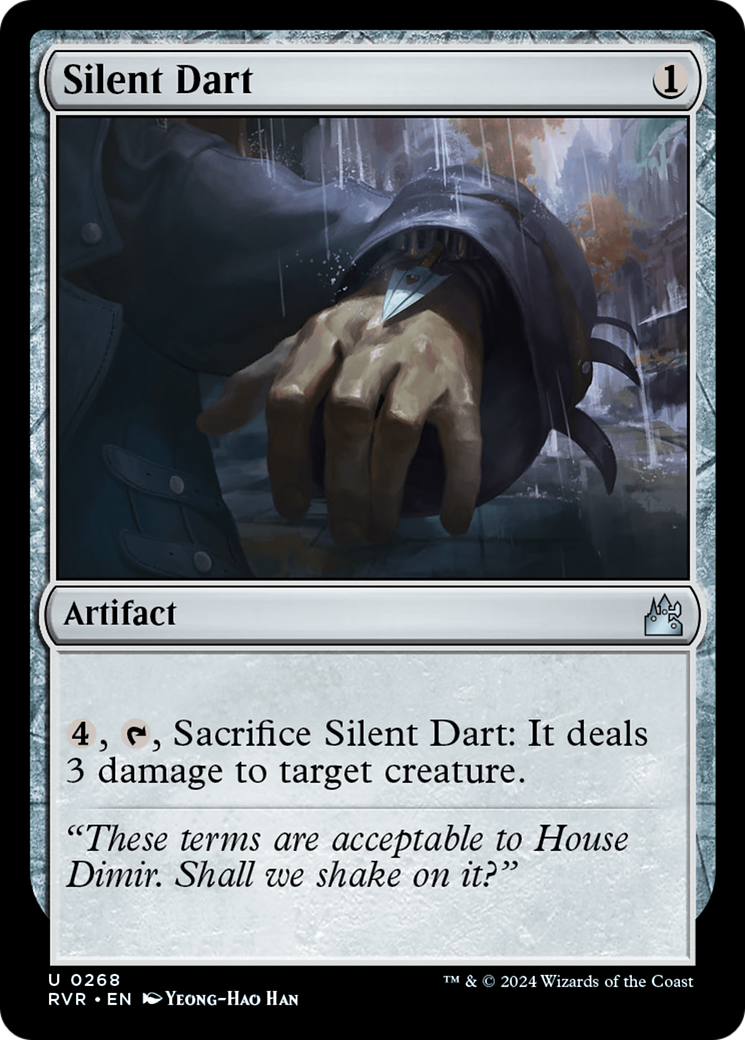 Image of Silent Dart (RVR-268) - Ravnica Remastered Foil