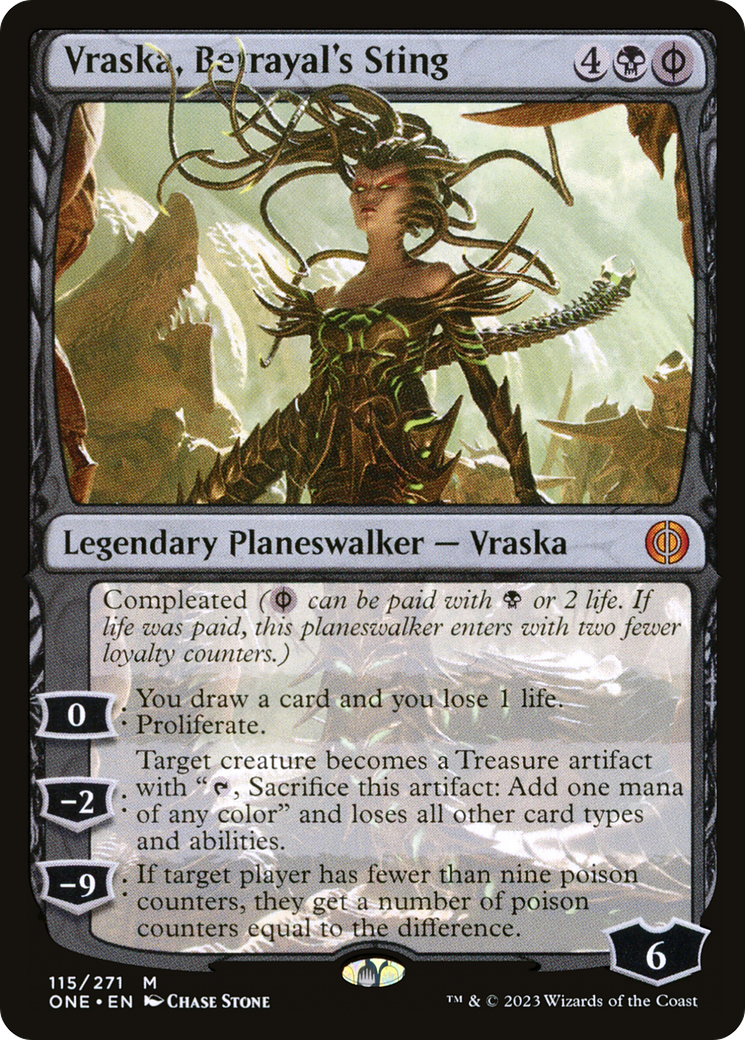 Image of Vraska, Betrayal's Sting (ONE-115) - Phyrexia: All Will Be One