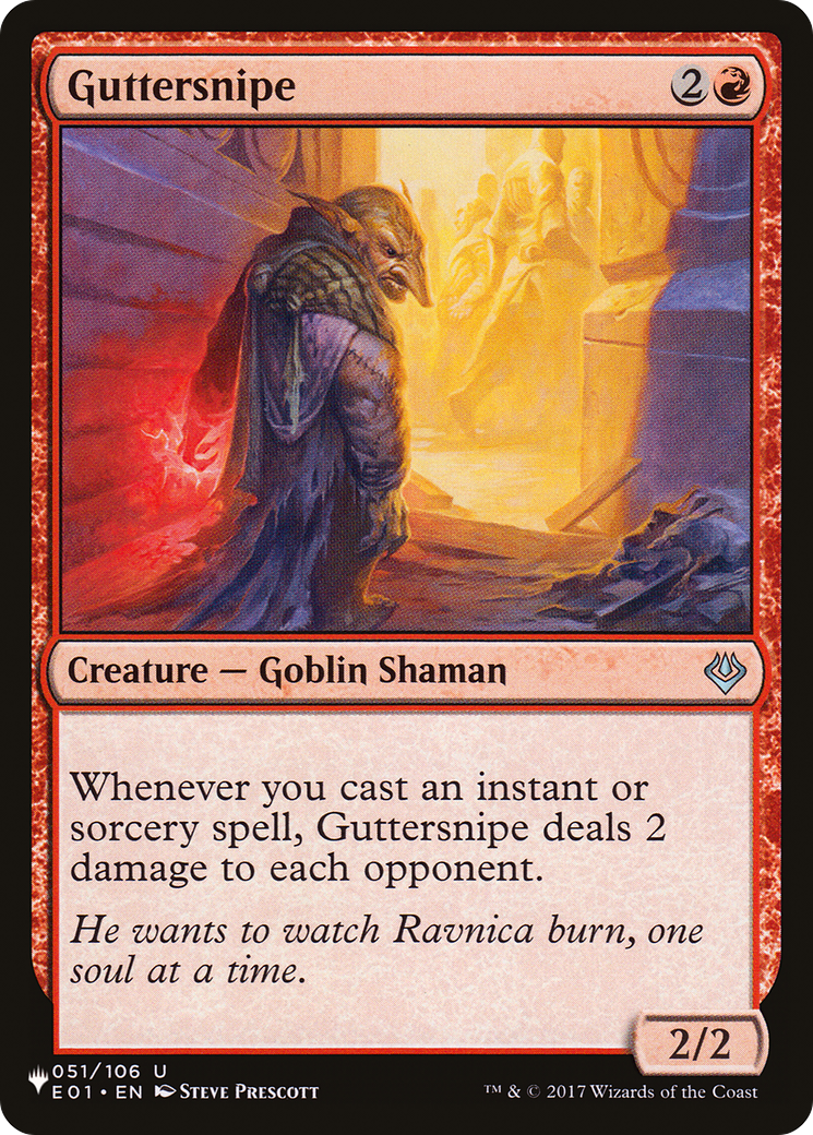 Image of Guttersnipe (E01) (LIST-E01-51) - The List