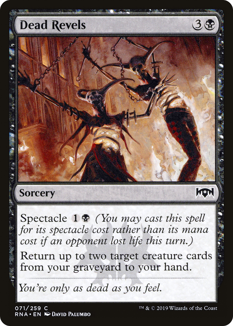 Image of Dead Revels (RNA-071) - Ravnica Allegiance Foil