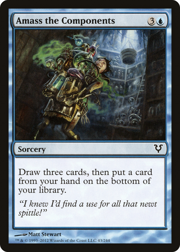 Image of Amass the Components (AVR-043) - Avacyn Restored