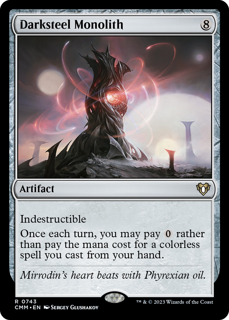 Image of Darksteel Monolith (CMM-743) - Commander Masters