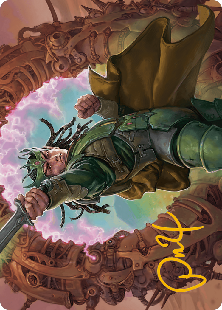 Image of Eladamri, Korvecdal // Eladamri, Korvecdal (AMH3-009) - Modern Horizons 3 Art Series (Borderless)