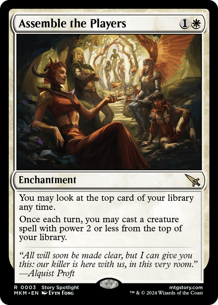 Image of Assemble the Players (MKM-003) - Murders at Karlov Manor Foil