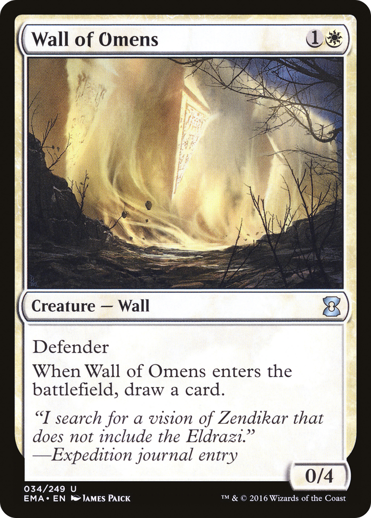 Image of Wall of Omens (EMA-034) - Eternal Masters