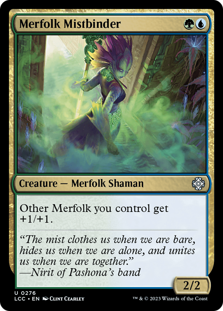 Image of Merfolk Mistbinder (LCC-276) - The Lost Caverns of Ixalan Commander