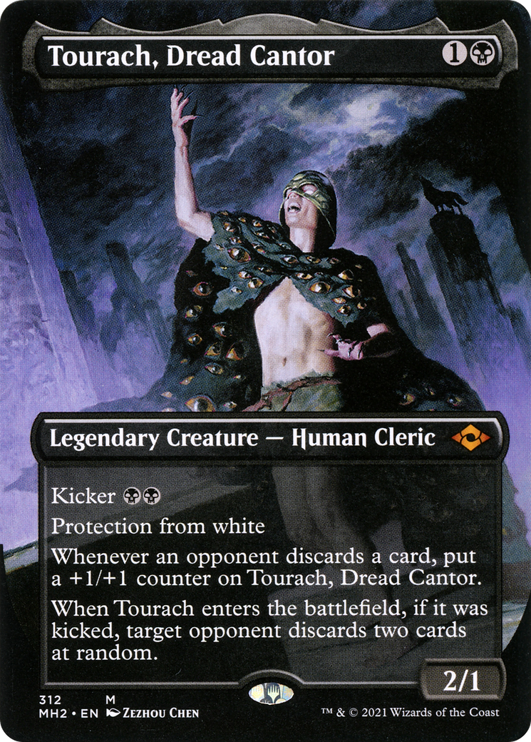Image of Tourach, Dread Cantor (Borderless) (MH2-312) - Modern Horizons 2 (Borderless) Foil