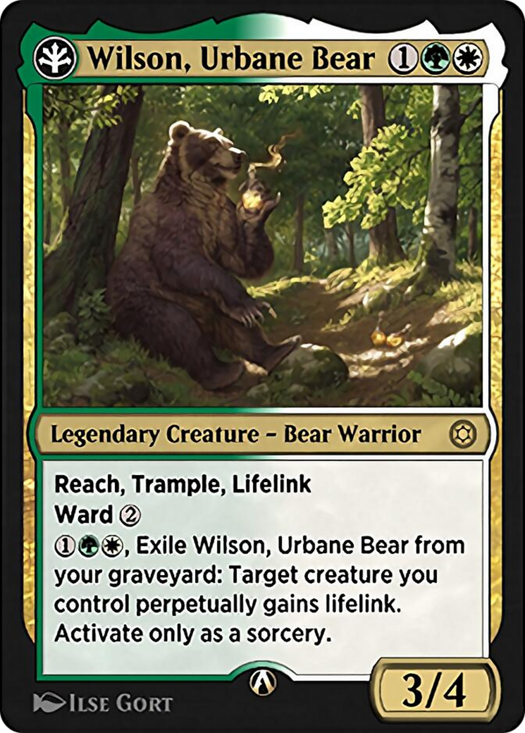Image of Wilson, Urbane Bear (HBG-19W) - Alchemy Horizons: Baldur's Gate
