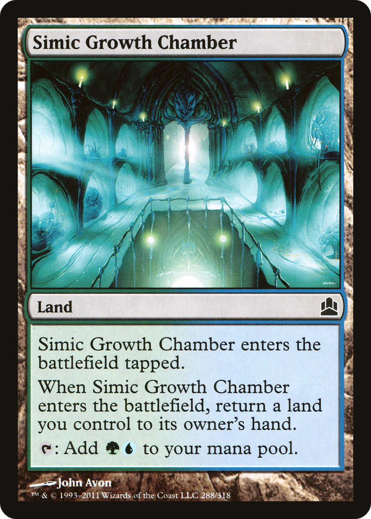 Image of Simic Growth Chamber (CMD-288) - Commander 2011