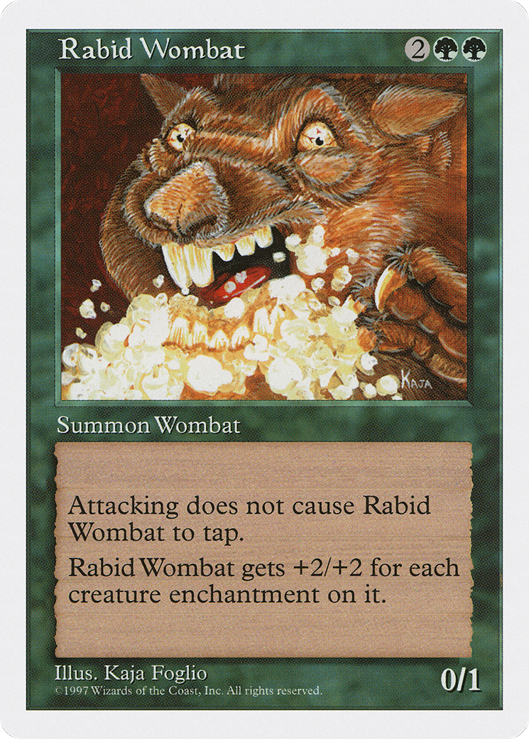 Image of Rabid Wombat (5ED-) - Fifth Edition