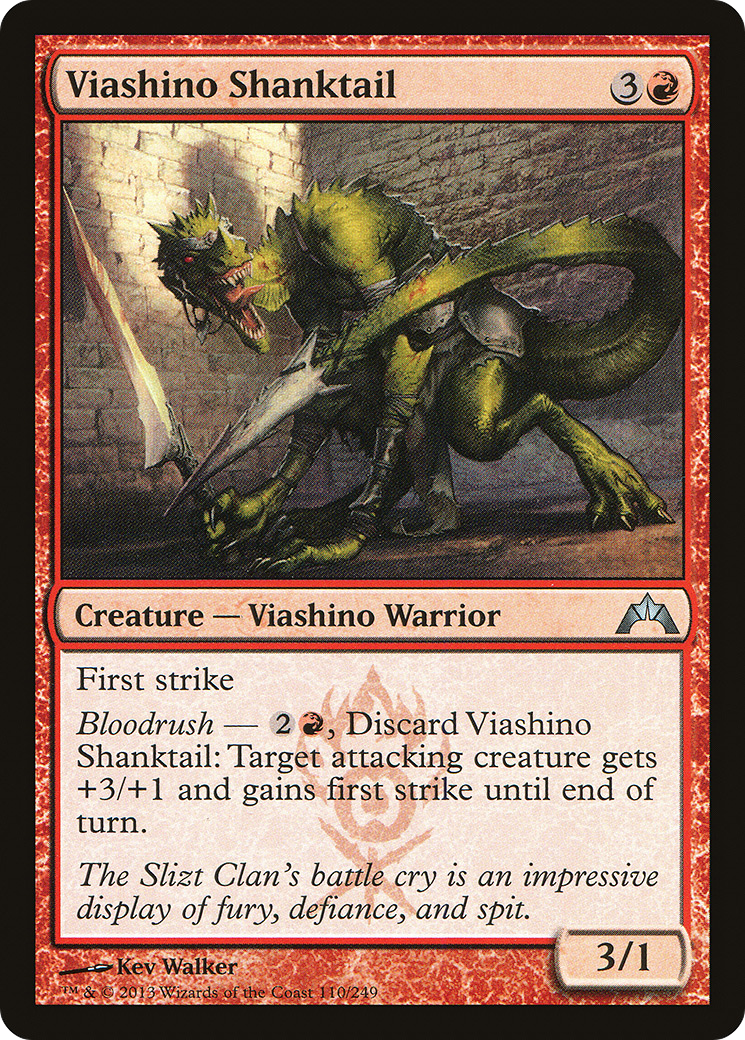 Image of Viashino Shanktail (GTC-110) - Gatecrash Foil