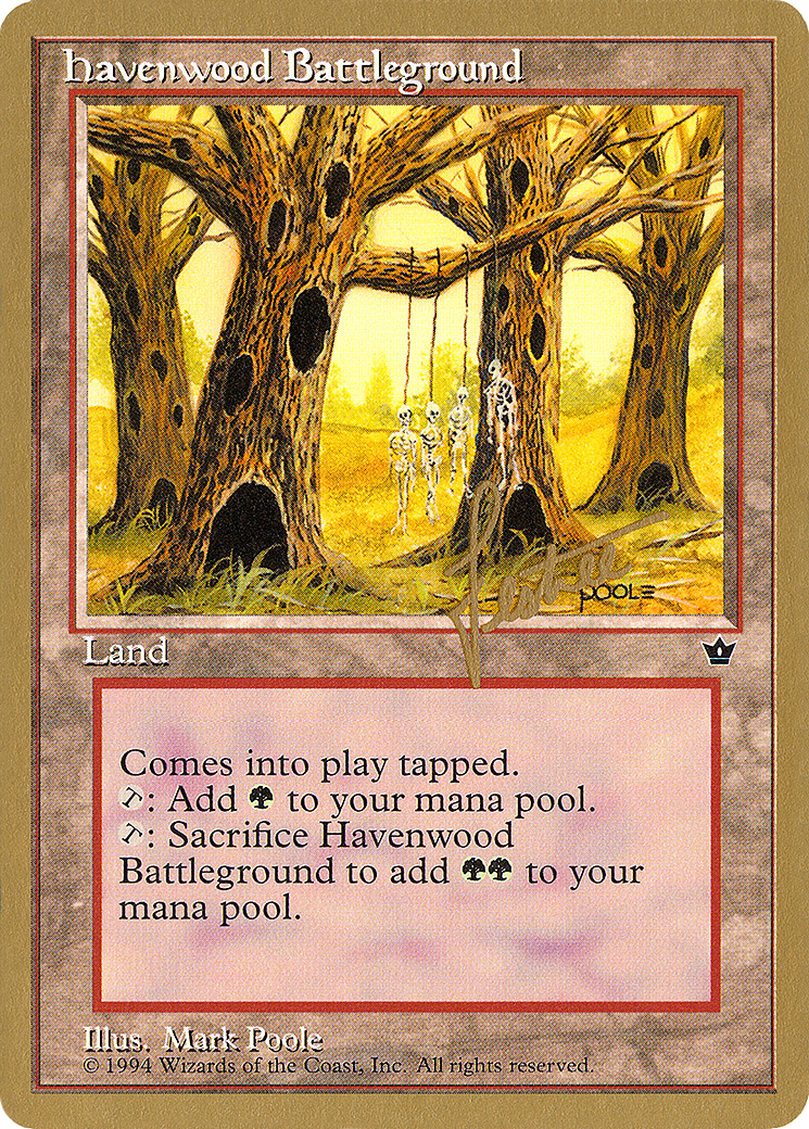 Image of Havenwood Battleground - 1996 Bertrand Lestree (FEM) (WCD-) - Pro Tour Collector Set