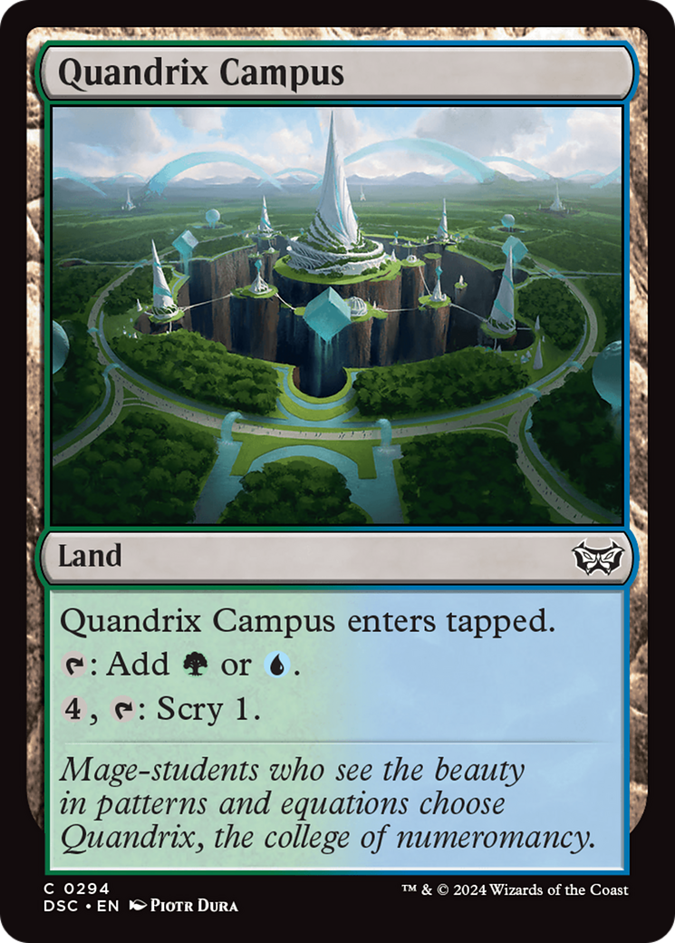 Image of Quandrix Campus (DSC-294) - Duskmourn: House of Horror Commander